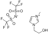 Molecular Structure of 174899-86-6 (1-(2-HYDROXYETHYL)-3-METHYLIMIDAZOLIUM BIS(TRIFLUOROMETHYLSULFONYL)IMIDE)